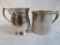 Lot of (2) Vintage Sterling Silver Baby Cups (Total Wt. 170 grams)