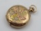 Antique Elgin Size O Pocket Watch w/ Tri-Color Gold Filled Case