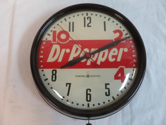 Outstanding 1950's General Electric Dr. Pepper Advertising Clock