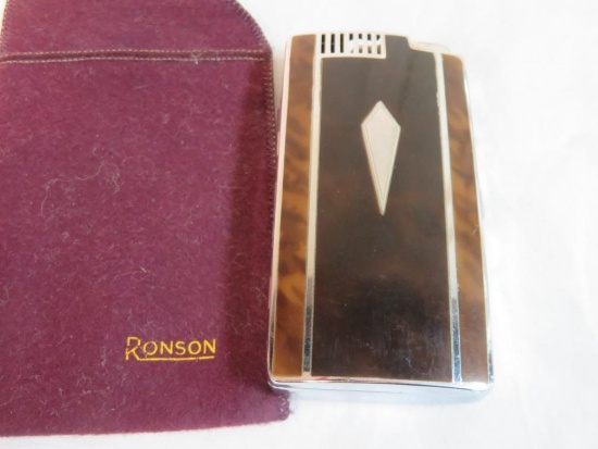 Vintage Art Deco Ronson Cigarette Case Lighter