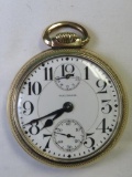 Antique Waltham Crescent St. 21 Jewel Pocket Watch in 10K Gold Filled Case
