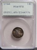 1944 Mercury US Silver Dime 10 cents PCGS MS65FB