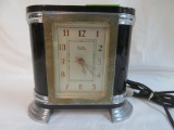 Art Deco Yorke Bakelite and Chrome Electric Clock