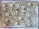 Huge Lot (32) Vintage US $1 One Dollar Silver Certificates