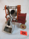 Vintage Hubley Jaegar Cast Iron Cement Mixer