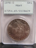 1898-O Morgan US Silver Dollar PCGS MS65