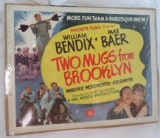 1942 Two Mugs from Brooklyn Half Sheet Movie Poster