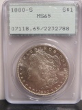 1880-S Morgan US Silver Dollar PCGS MS65