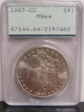 1883 CC US Morgan Silver Dollar PCGS MS64