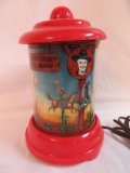 Vintage 1950's Hopalong Cassidy Roto-Vue Revolving Lamp