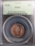 1940 Jefferson US Nickel PCGS PR65