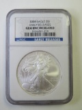 2008 U.S. Silver Eagle $1 Dollar Coin NGC Graded GEM Uncirculated