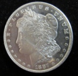 1887 Morgan US Silver Dollar