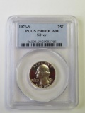 1976-S U.S. Washington Silver Quarter Coin PCGS Graded PR69 DCAM