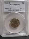 1944-D Jefferson US Nickel PCGS MS66FS