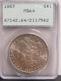 1883 Morgan US Silver Dollar PCGS MS64