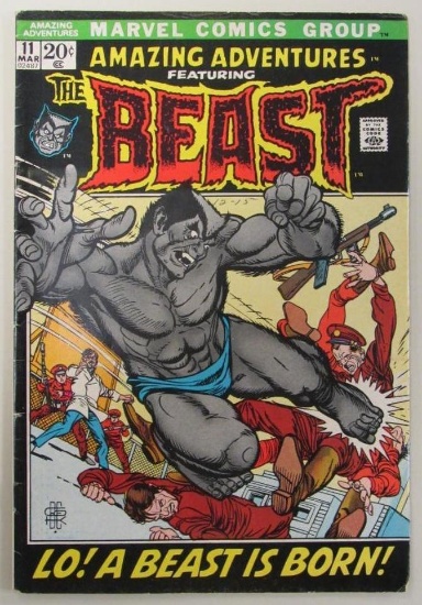Amazing Adventures #11 (1972) Key 1st Appearance Beast