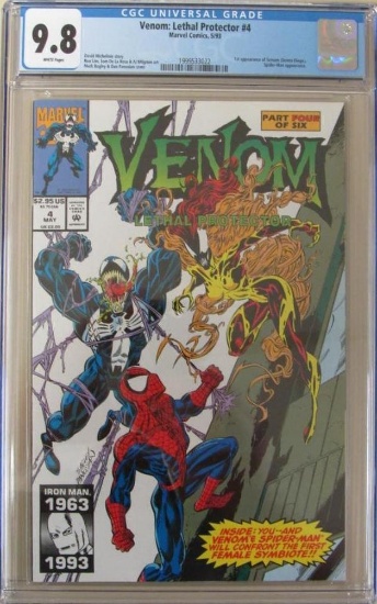 Venom Lethal Protector #4 (1993) Key 1st Appearance Scream CGC 9.8