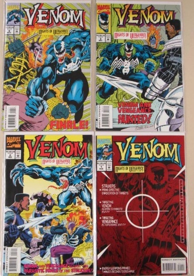 Venom: Nights of Vengeance (1994) #1, 2, 3, 4 Set