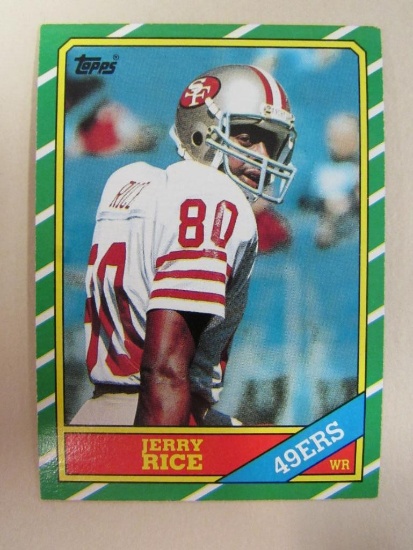 1986 Topps #161 Jerry Rice RC Rookie Card