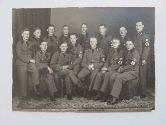 WWII Nazi RAD Members Group Photo