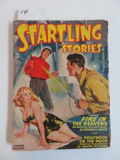 Startling Stories Pulp 7/1949/Pin-Up Cover