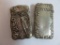 Lot of (2) Coin Silver Vesta Match Safes (Total Wt. 66g)