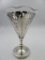 Antique Ca. 1930's Pairpoint (B1513) Glass and Silver Plate Vase