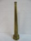 Vintage Solid Brass Fire Hose Nozzle, 11.5