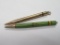 Lot of (2) Vintage Mechanical Pencils, Inc. Conklin Rolled Gold