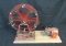 Antique Empire Pressed Steel Toy Ferris Wheel with Wasp Electric Motor