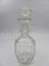 Antique 1930's Cut Glass Crystal Decanter