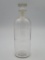 Antique Apothecary Glass Bottle with Stopper