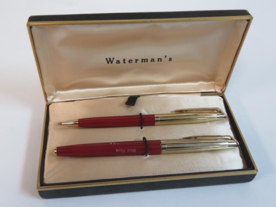 Vintage 1950's Waterman's C/F 1500 Fountain Pen Set