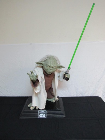 Authentic Star Wars 30" Life Size Yoda Statue