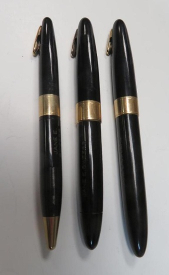 Antique 1930's Sheaffer's (1000) 3 pc. Pen and Pencil Set w/ 14K Gold Nib