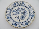 Mid 19th Century German Meissen Blue Onion 10.5