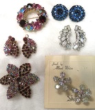 Beautiful Case Lot of Vintage Weiss Costume Jewelry