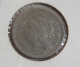 1865 United States 3 Cent Nickle Silver Coin