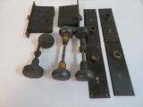 Estate Found Grouping of Antique Detroit Board of Education Door Knobs and Hardware