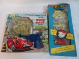 Lot of (2) Vintage Pinball Games Inc. Pixie Pin Ball, Bagatelle Gun Road Race Game