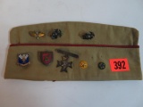 Grouping of Vintage U.S. Military Pins with Hat Inc. Sharpshooter and More