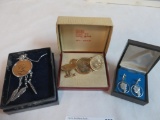 Estate Found Collection of Coin Jewelry and Accessories