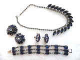 Case Lot of Vintage Rhinestone Costume Jewelry