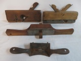 Grouping of (4) Antique Wood Working Planes Inc. Stanley #80