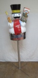 Vintage Gordon's Gin 6 Ft Snowman Advertising Store Display