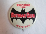 Vintage 1960's WXYZ Channel 7 Batman Club Pinback