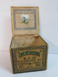 Antique 1869 Reversible Collar Co. Pekin Collar Box