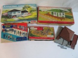 Grouping of Vintage Bachmann Plasticville Building Kits (O-Gauge)