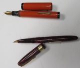Lot of (2) Vintage Wearever Lever Fill Fountain Pens